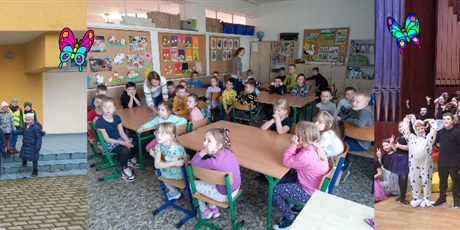 Nasze przedszkolaki z wizytą w Szkole